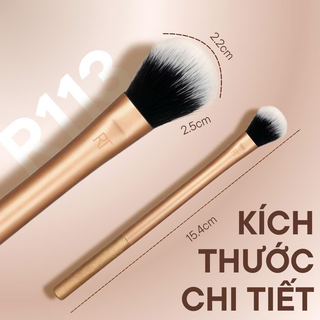 Cọ Tạo Khối Và Highlight Mũi RT Real Techniques Nose Highlighting Và Shadow Brush R113